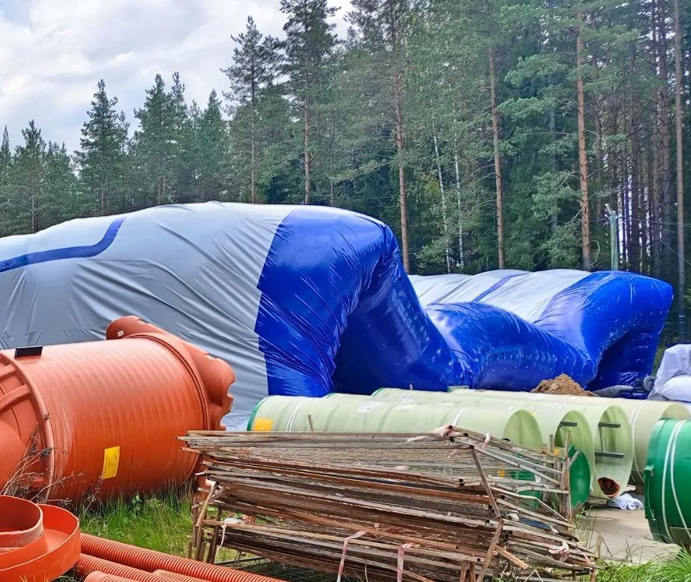 Пневмоангар до накачки